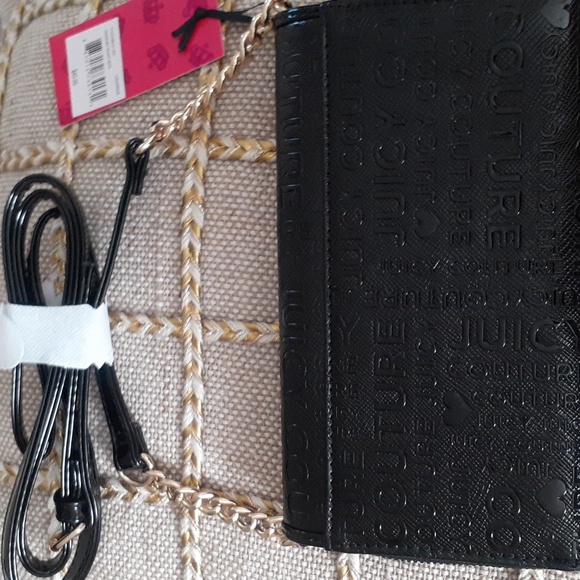 Juicy Couture crossbody bag 8x5, color is black.  NWT - Picture 2 of 6